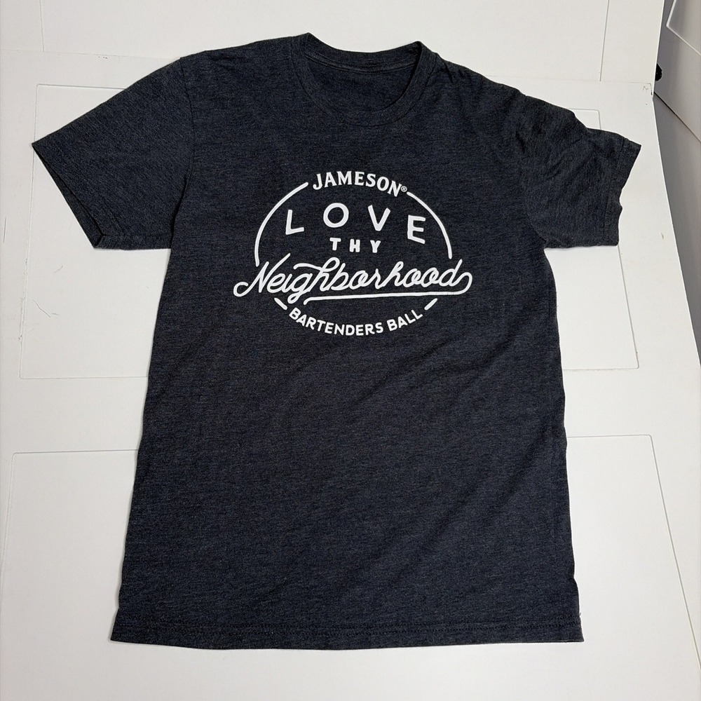 Jameson Whiskey 2020 Bartenders Ball Love Thy Neighborhood T-Shirt Men's Medium